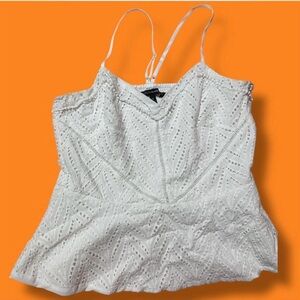 White House Black Market White Tank